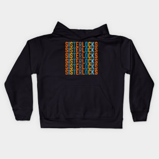 Retro Sisterlocks Locs Kids Hoodie